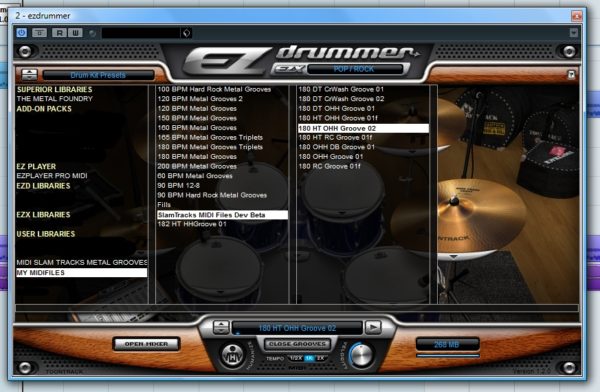 addictive drums midi ezdrummer mapping